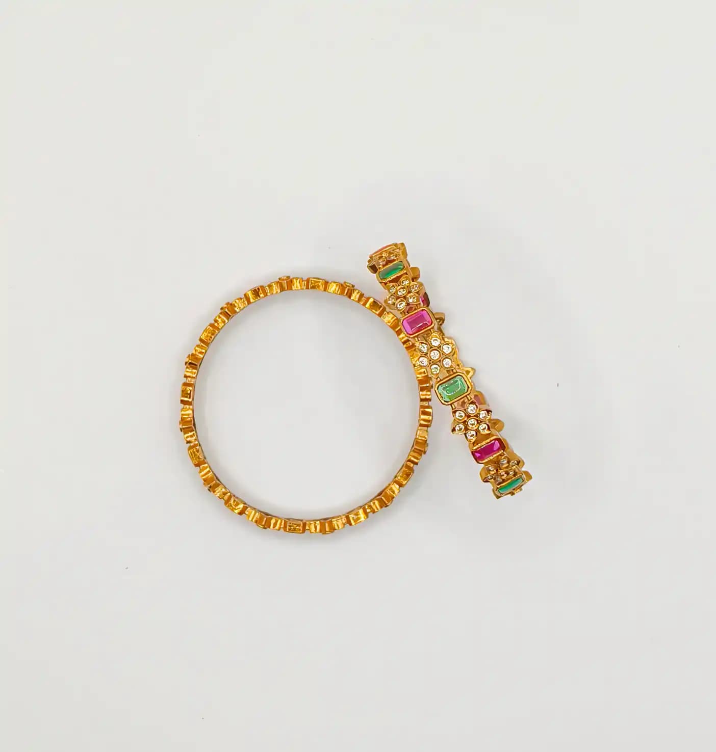 Handcrafted bangles in various metals and designs